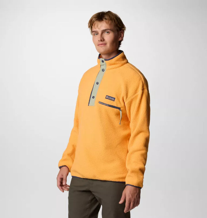 COLUMBIA HELVETIA 1/2 SNAP FLEECE - ORANGE