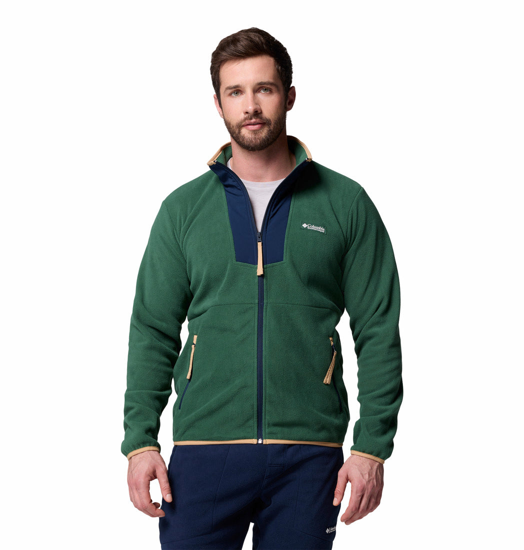 COLUMBIA SEQUOIA GROVE FULL ZIP FLEECE - RAIN FOREST