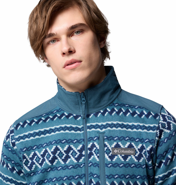 COLUMBIA SWEATER WEATHER PRINTED HALF ZIP