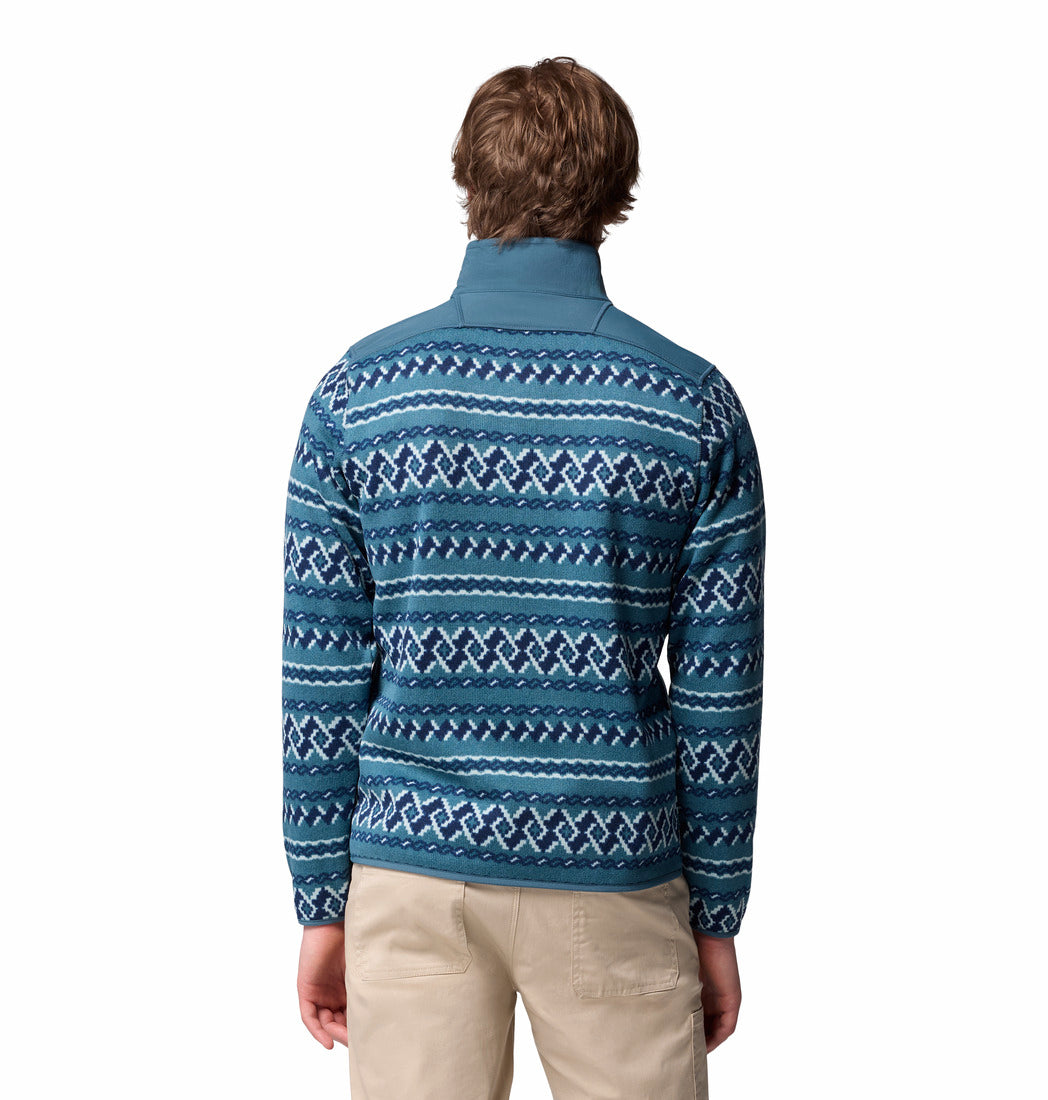 COLUMBIA SWEATER WEATHER PRINTED HALF ZIP