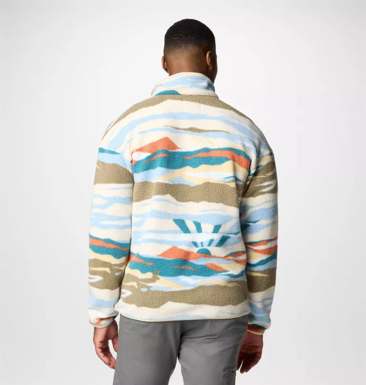 COLUMBIA HELVETIA PRINTED 1/2 SNAP - CHALK