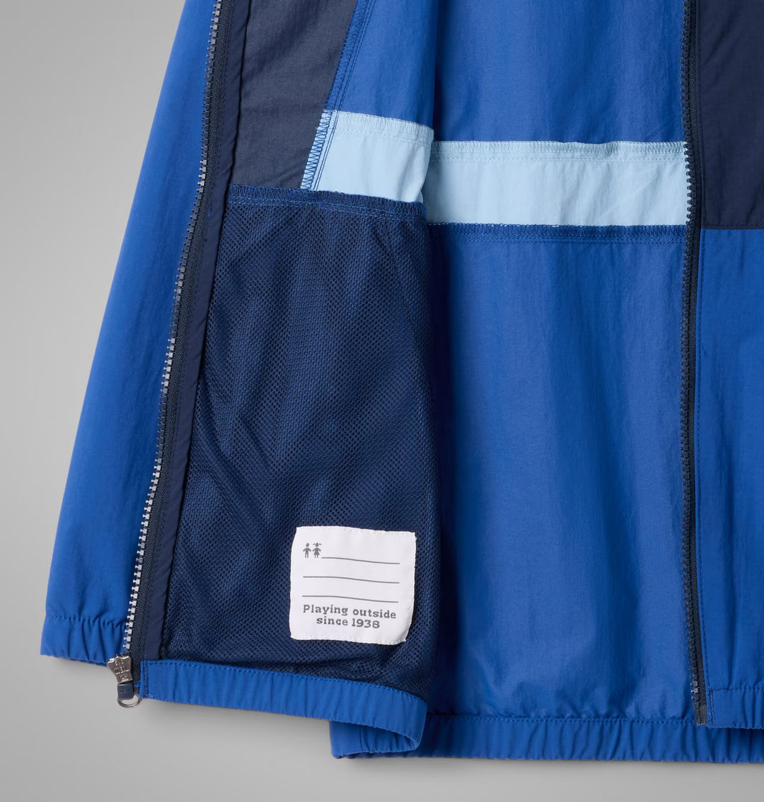 COLUMBIA KIDS SPIRE VALLEY WINDBREAKER BLUE
