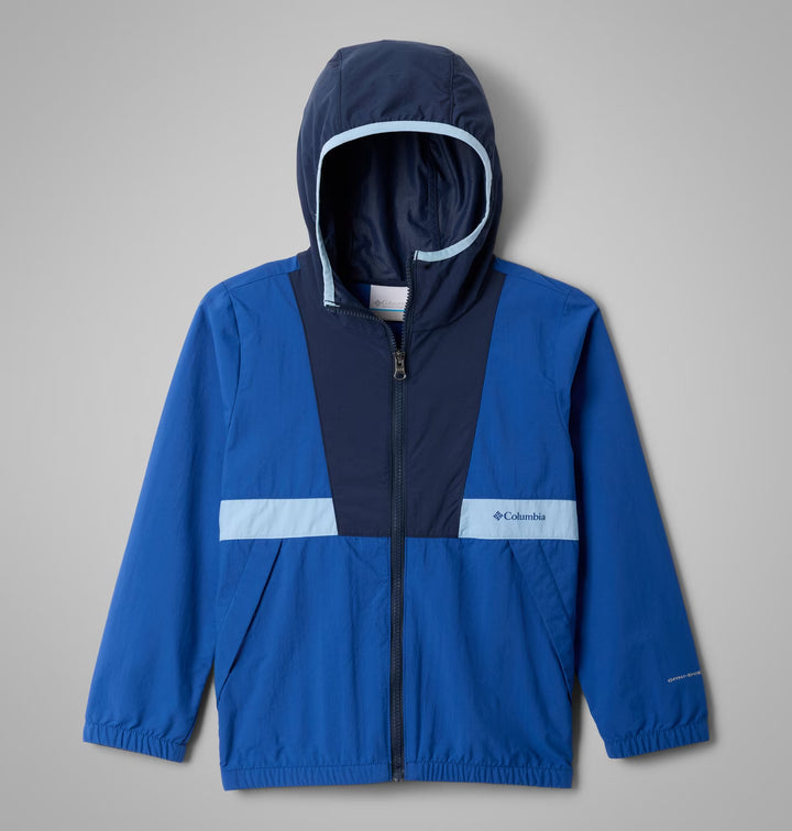 COLUMBIA KIDS SPIRE VALLEY WINDBREAKER BLUE