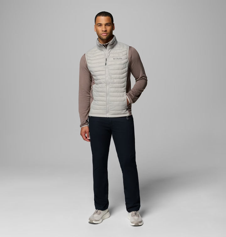 COLUMBIA POWDER PASS HYBRID VEST - FLINT GREY