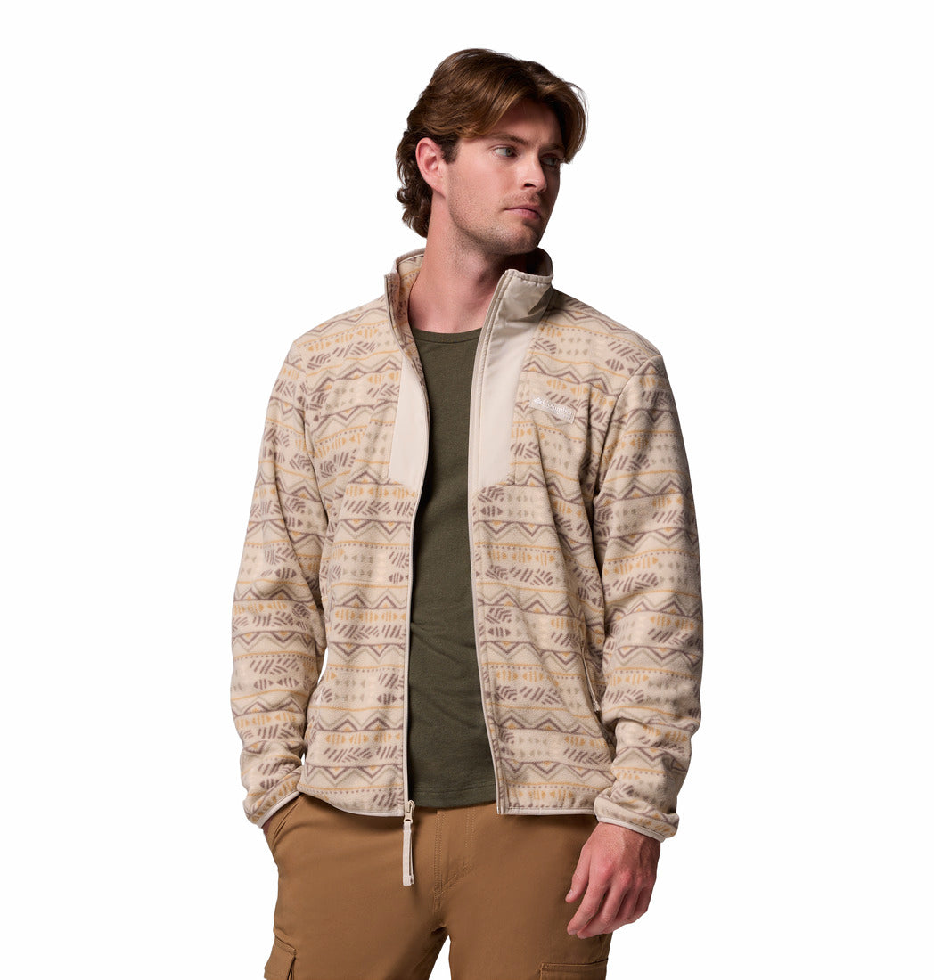 COLUMBIA SEQUOIA GROVE PRINTED FULL ZIP - DARK STONE