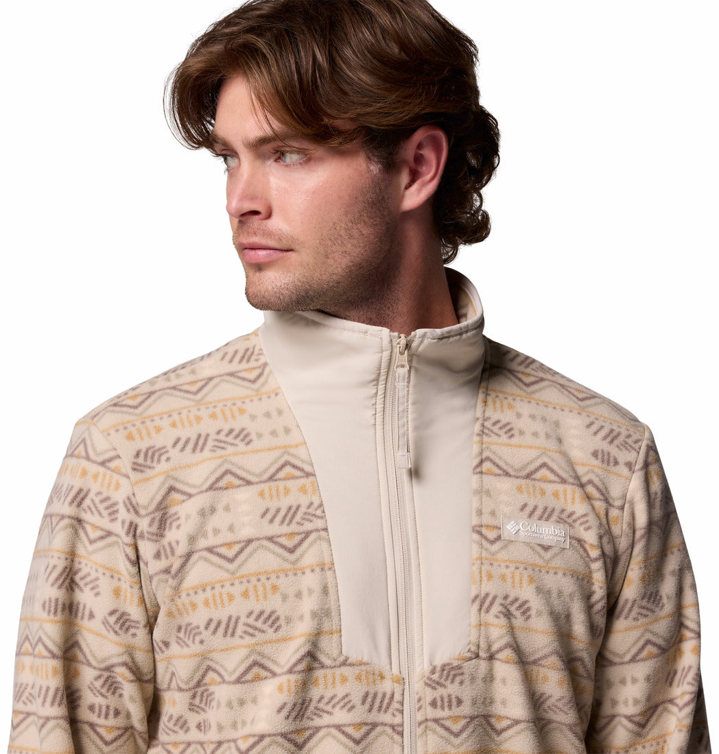 COLUMBIA SEQUOIA GROVE PRINTED FULL ZIP - DARK STONE