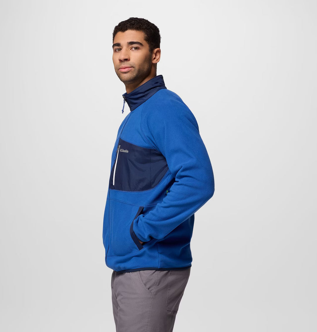 COLUMBIA FAST TREK OVERLAY FULL ZIP BLUE