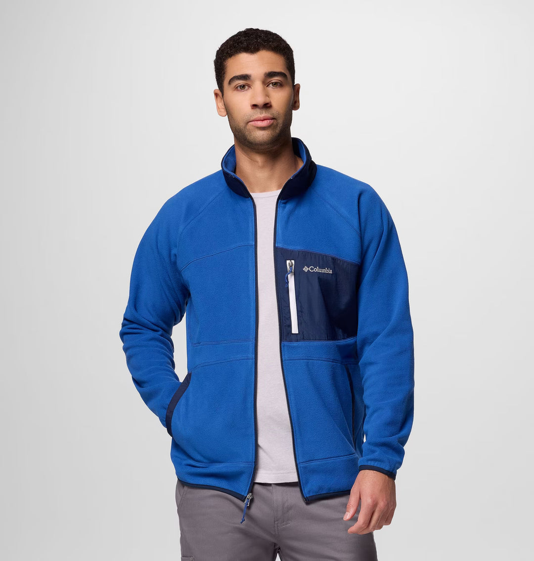 COLUMBIA FAST TREK OVERLAY FULL ZIP BLUE