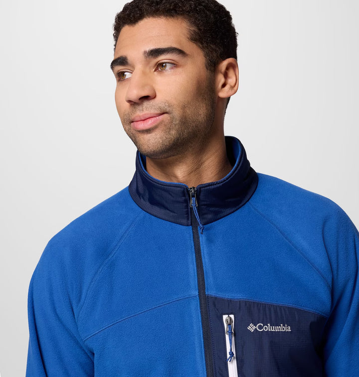 COLUMBIA FAST TREK OVERLAY FULL ZIP BLUE