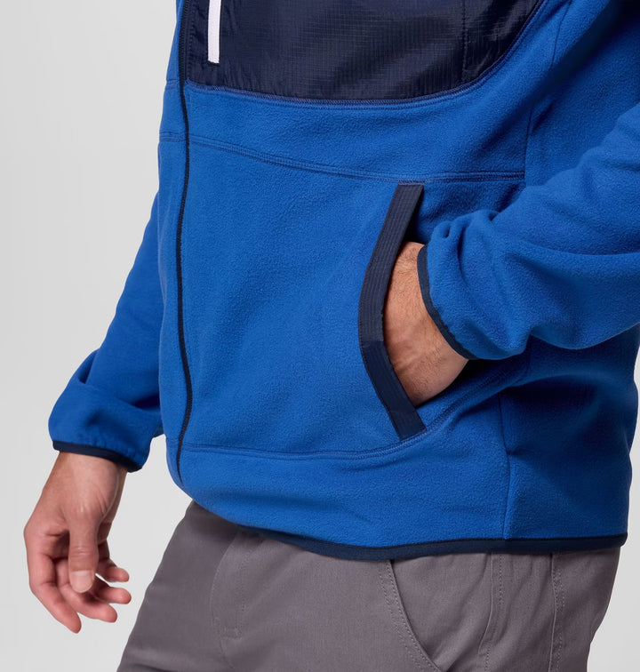 COLUMBIA FAST TREK OVERLAY FULL ZIP BLUE