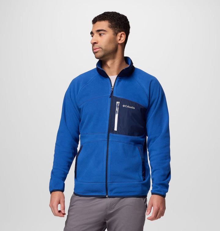COLUMBIA FAST TREK OVERLAY FULL ZIP BLUE