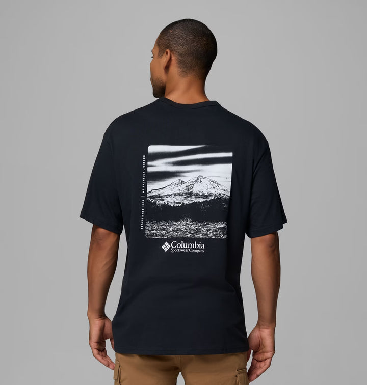 COLUMBIA HEAVYWEIGHT BACK GRAPHIC TEE BLACK