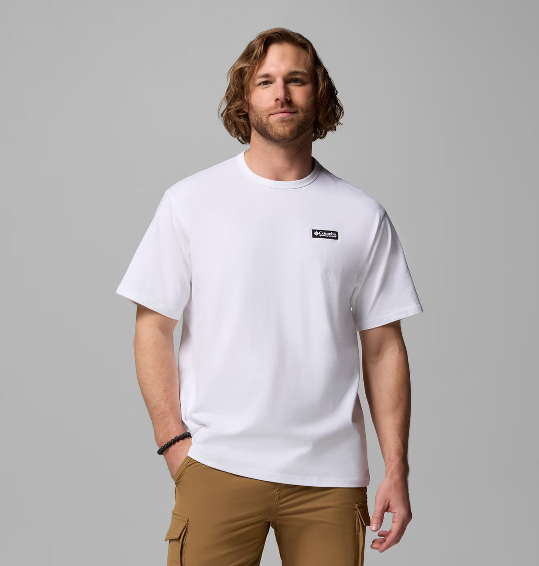 COLUMBIA HEAVYWEIGHT BACK GRAPHIC TEE WHITE
