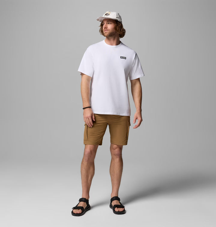 COLUMBIA HEAVYWEIGHT BACK GRAPHIC TEE WHITE