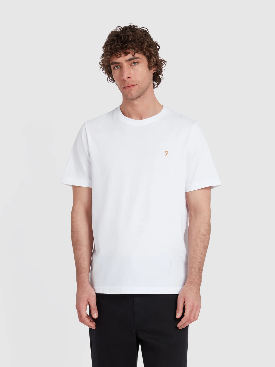 FARAH DANNY REG SS TEE - WHITE