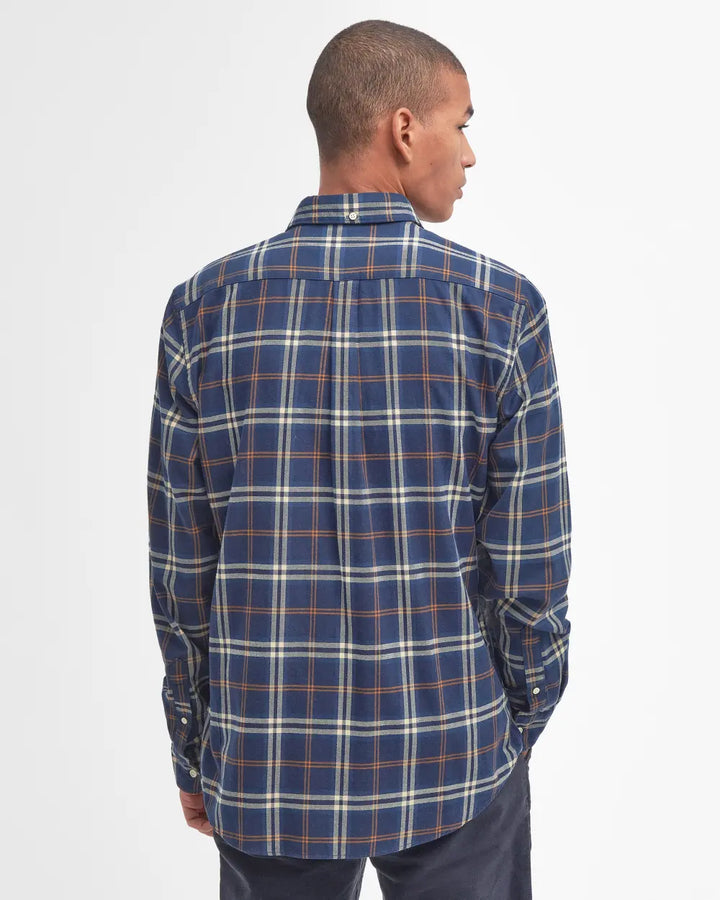BARBOUR CROSSFELL CHECKED SHIRT - BLUE