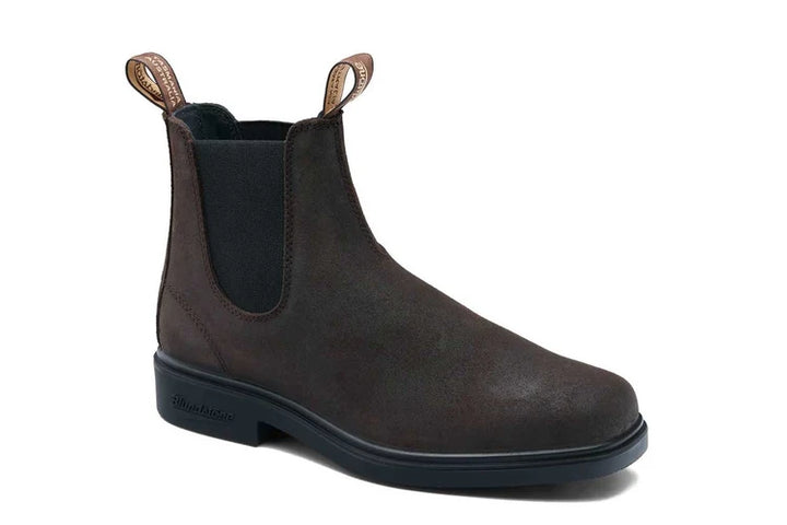 BLUNDSTONE 2678 DARK BROWN WAXED SUEDE