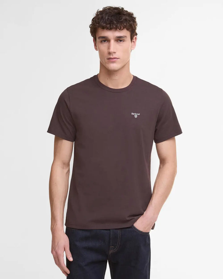 BARBOUR SPORTS TEE - DARK OAK