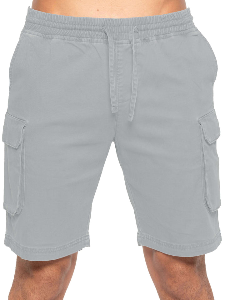 ENZO EZS613 CARGO SHORT - LIGHT GREY