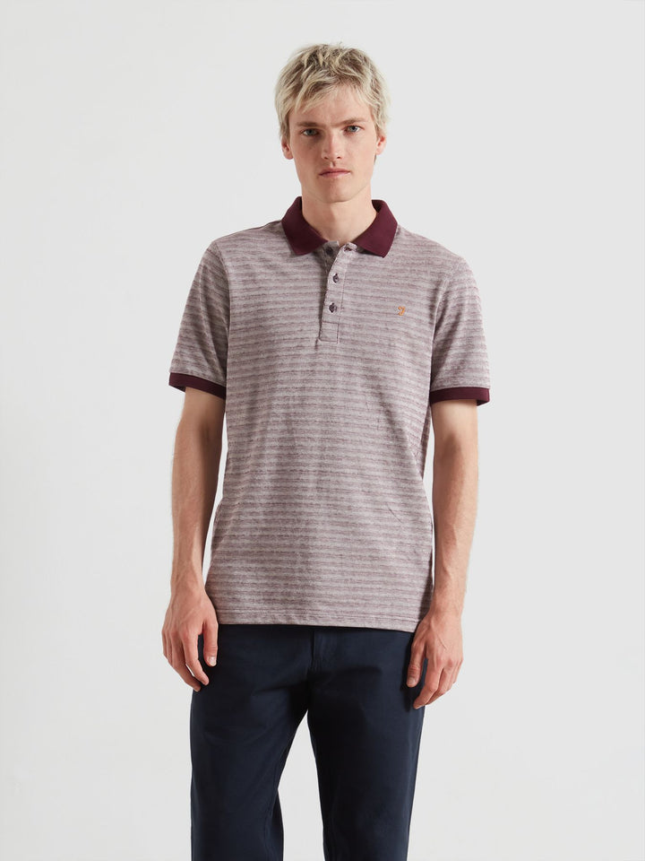 FARAH COTHAM SS POLO - BORDEAUX