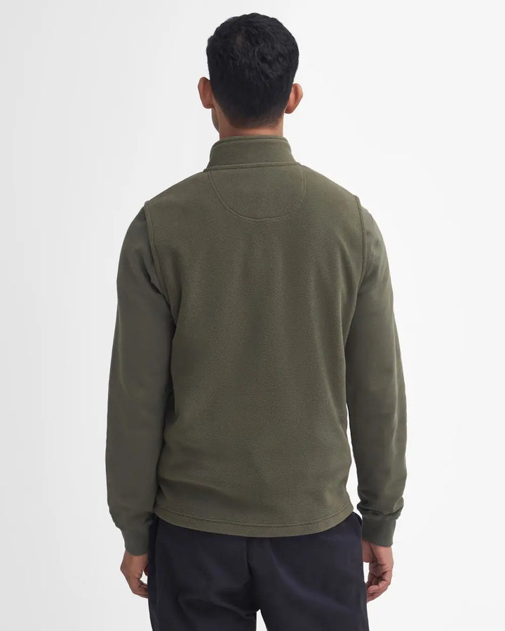 BARBOUR ESSENTIAL FLEECE GILET - MID OLIVE