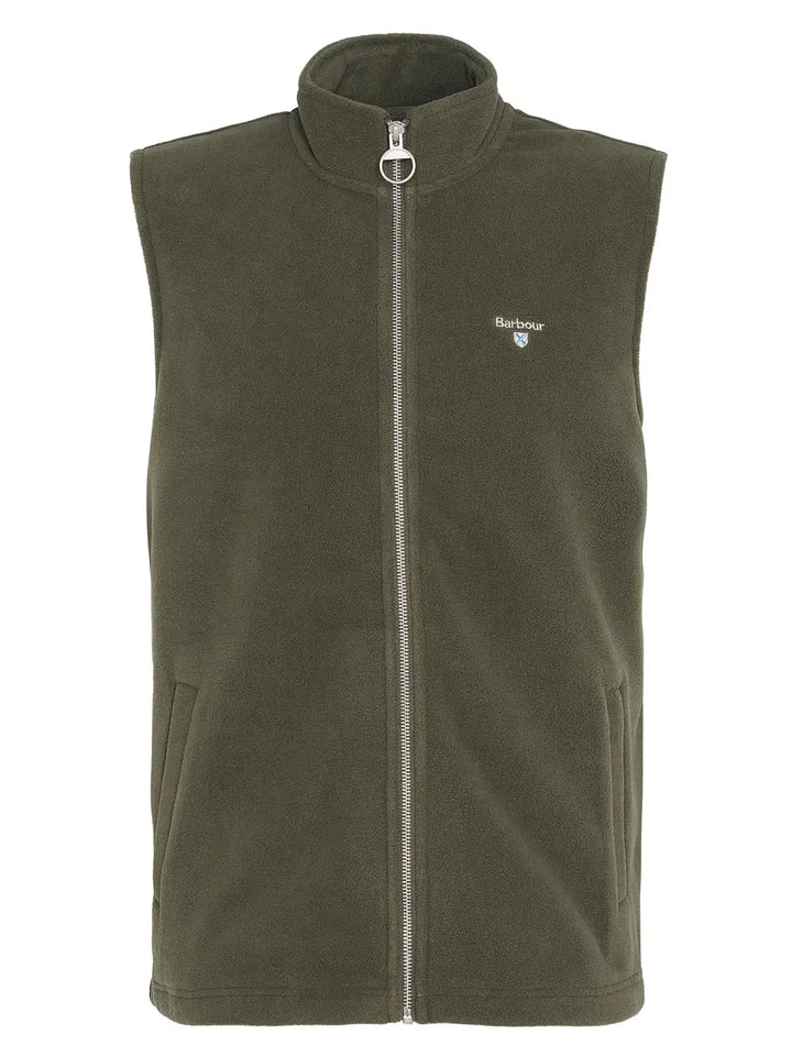 BARBOUR ESSENTIAL FLEECE GILET - MID OLIVE