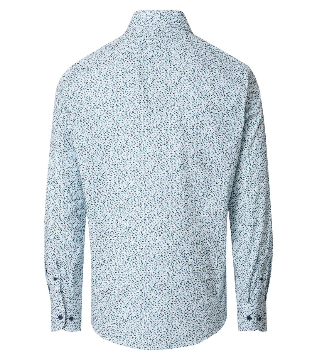 CASA MODA LS CF SHIRT - 150 PETROL