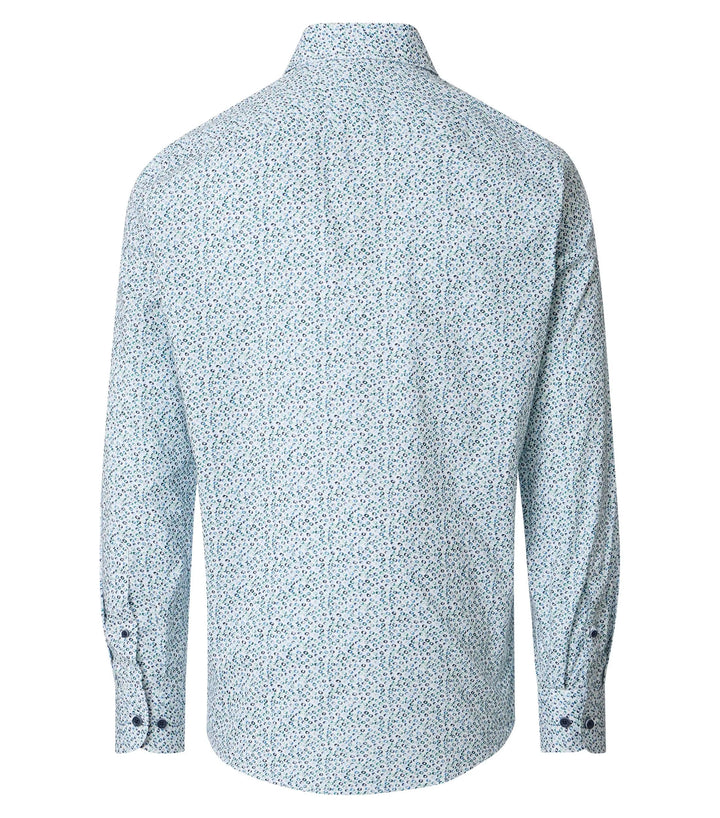 CASA MODA LS CF SHIRT - 150 PETROL
