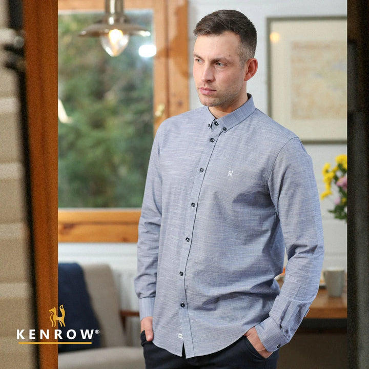 KENROW JASON SHIRT - NAVY