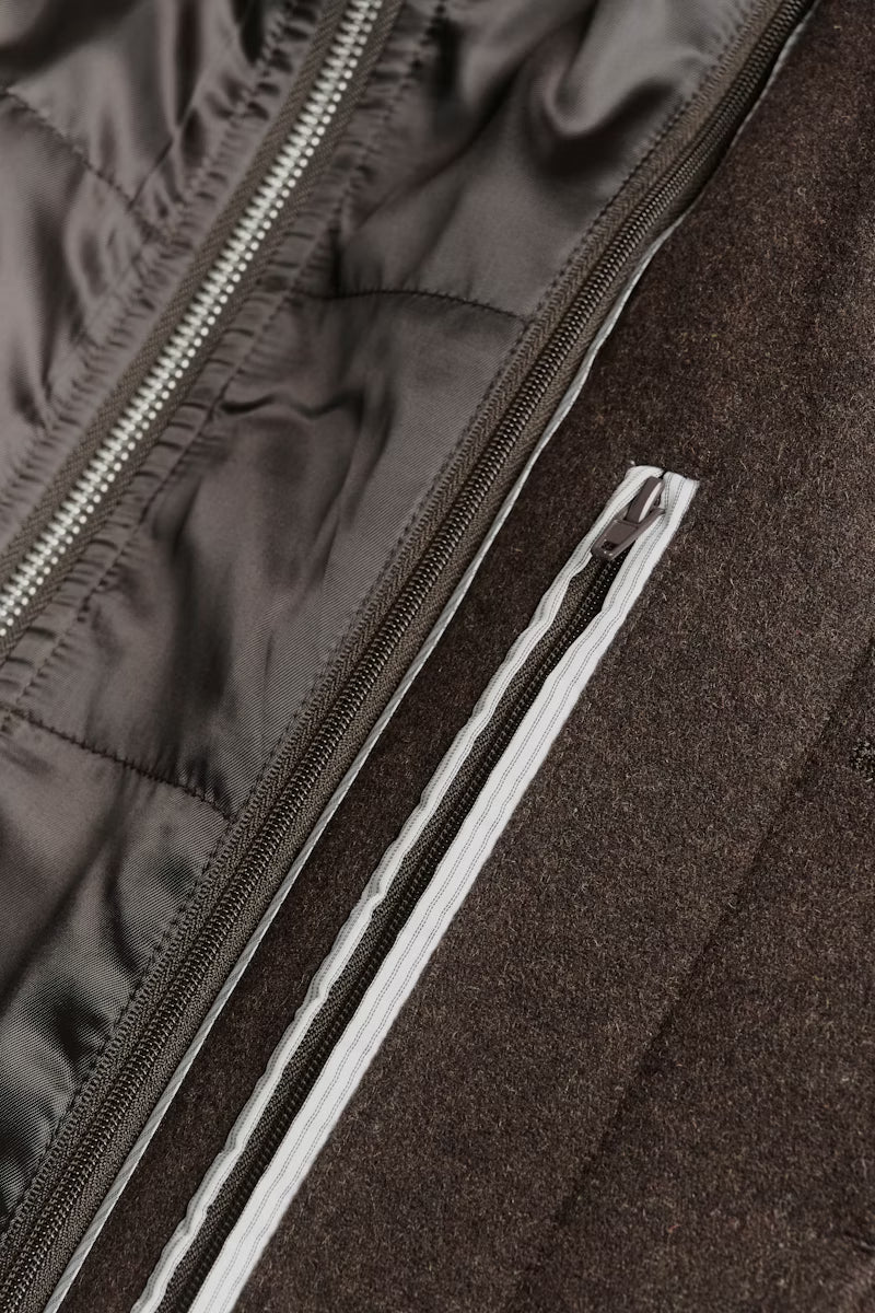 MATINIQUE HARVEY WOOL COAT - ESPRESSO
