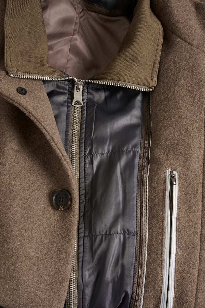 MATINIQUE HARVEY N COAT - WALNUT