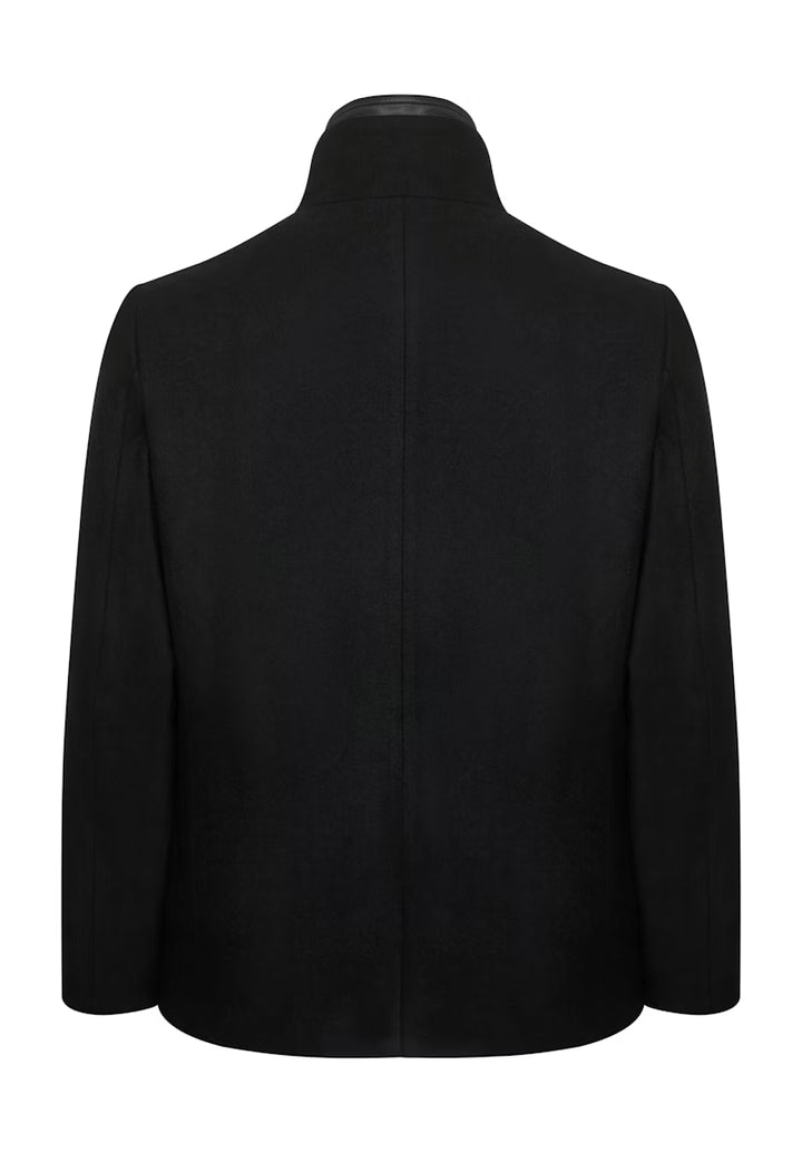 MATINIQUE MAHARVEY SHORT WOOL COAT - BLACK