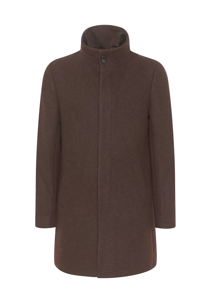 MATINIQUE HARVEY WOOL COAT - ESPRESSO