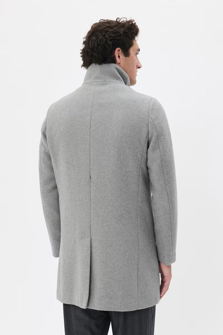 MATINIQUE HARVEY N WOOL COAT - LIGHT GREY