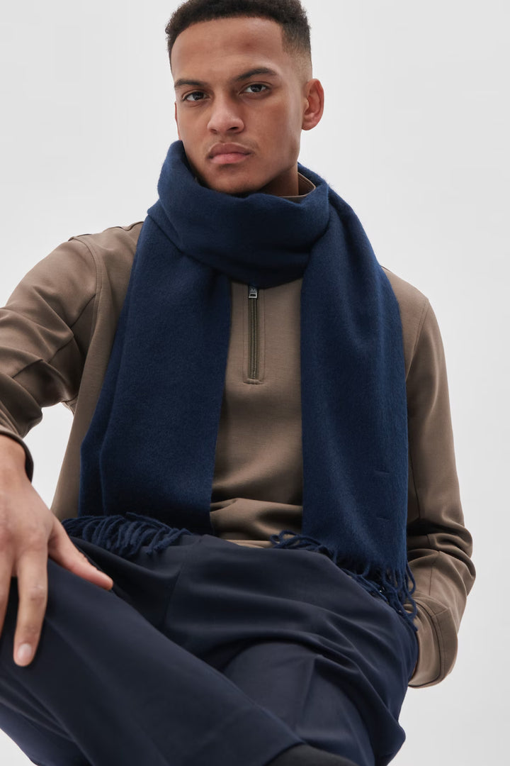 MATINIQUE MAWOLAN SCARF - DARK NAVY