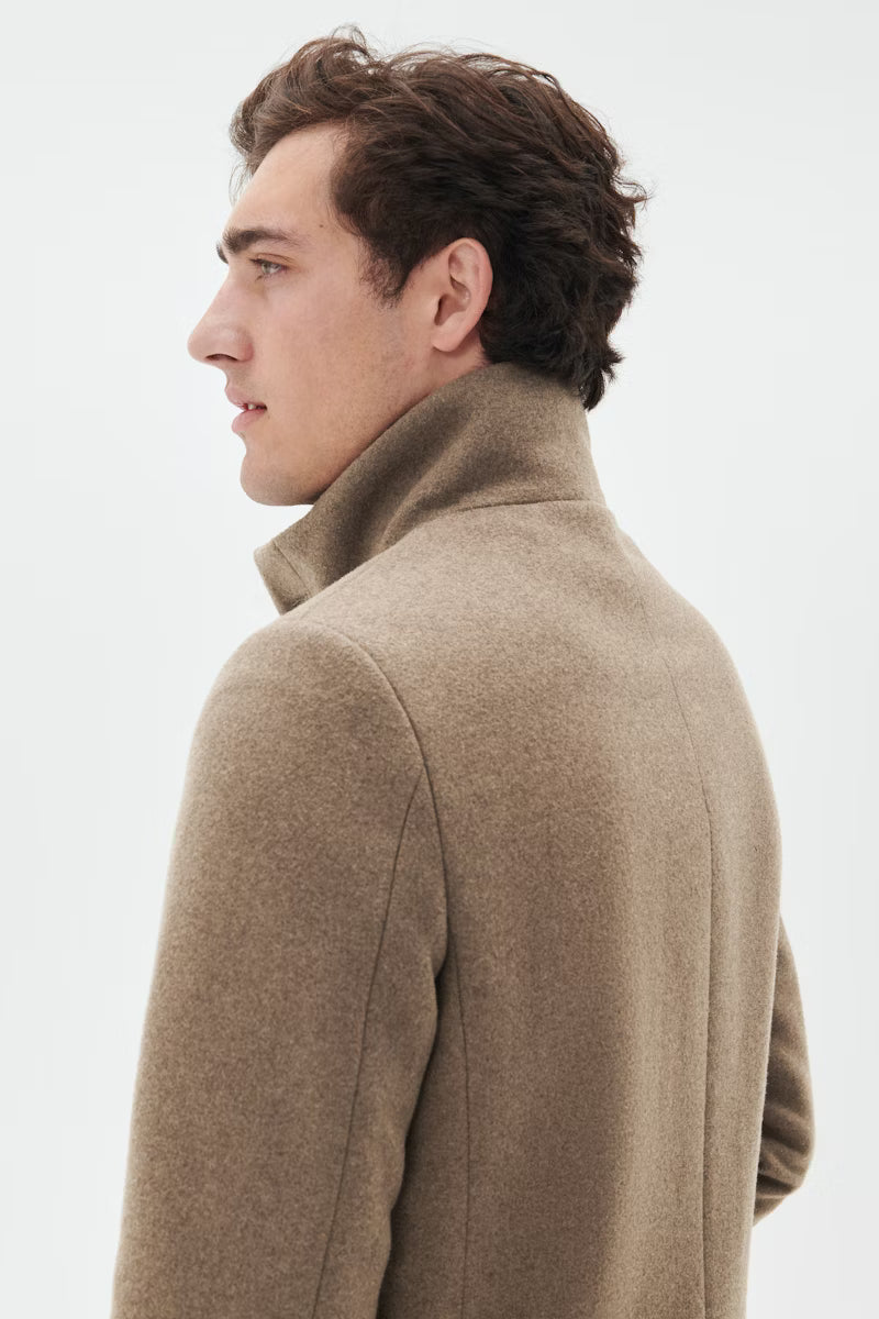 MATINIQUE HARVEY N COAT - WALNUT