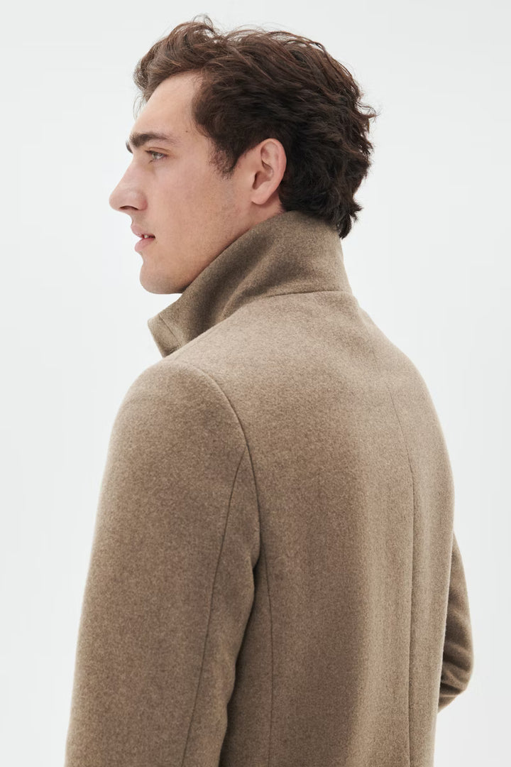MATINIQUE HARVEY N COAT - WALNUT