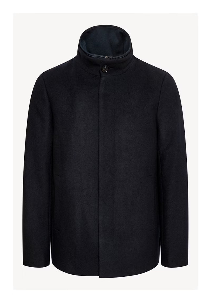 MATINIQUE MAHARVEY SHORT COAT - DARK NAV