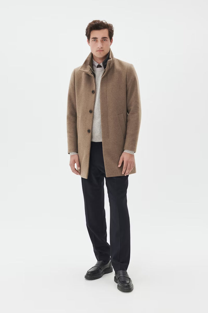 MATINIQUE HARVEY N COAT - WALNUT