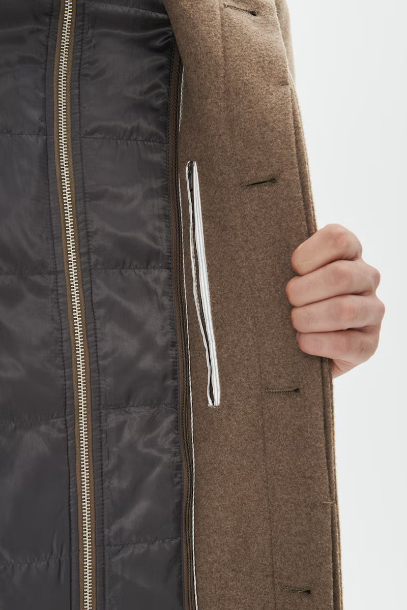 MATINIQUE HARVEY N COAT - WALNUT