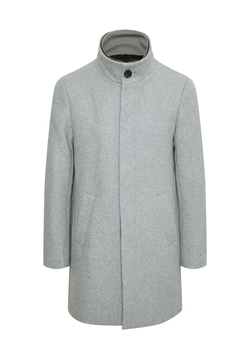 MATINIQUE HARVEY N WOOL COAT - LIGHT GREY