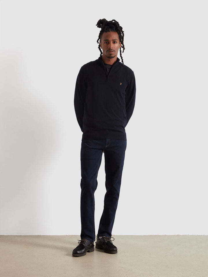 FARAH REDCHURCH MERINO WOOL - NAVY