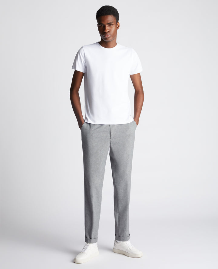 REMUS UOMO 53121A PLAIN TEE - 01 WHITE