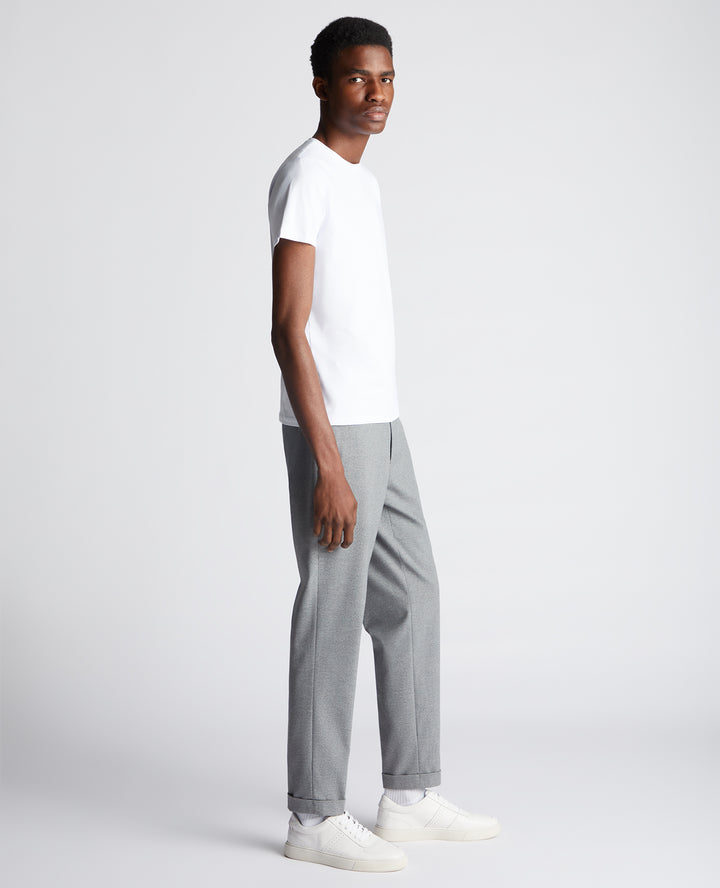 REMUS UOMO 53121A PLAIN TEE - 01 WHITE