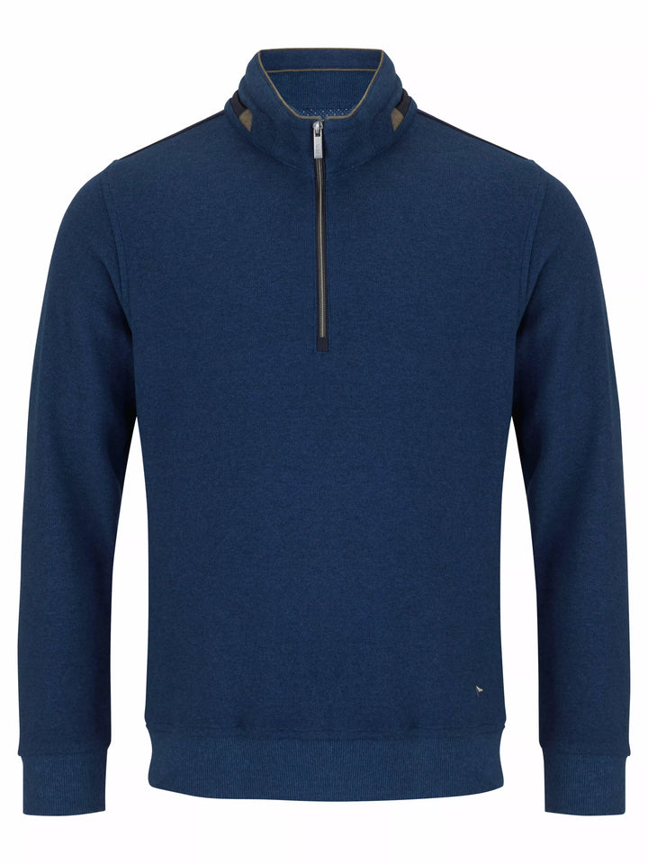 DRIFTER 55221 1/2 ZIP SWEAT - 25 BLUE