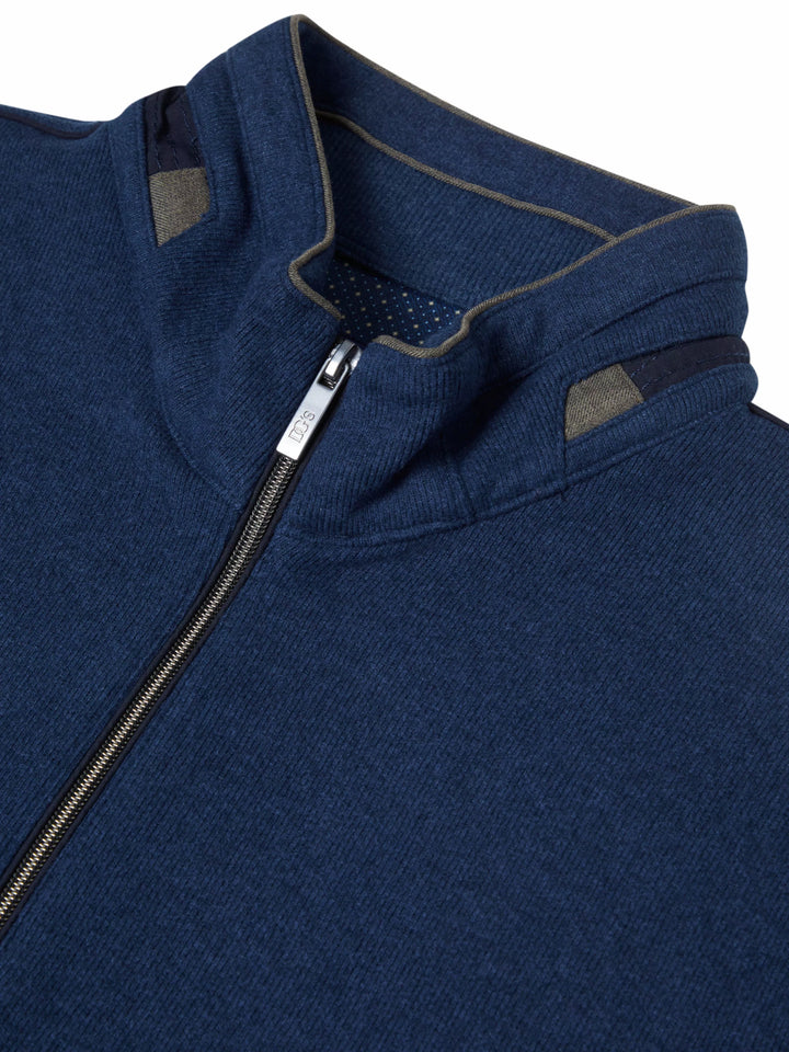 DRIFTER 55221 1/2 ZIP SWEAT - 25 BLUE