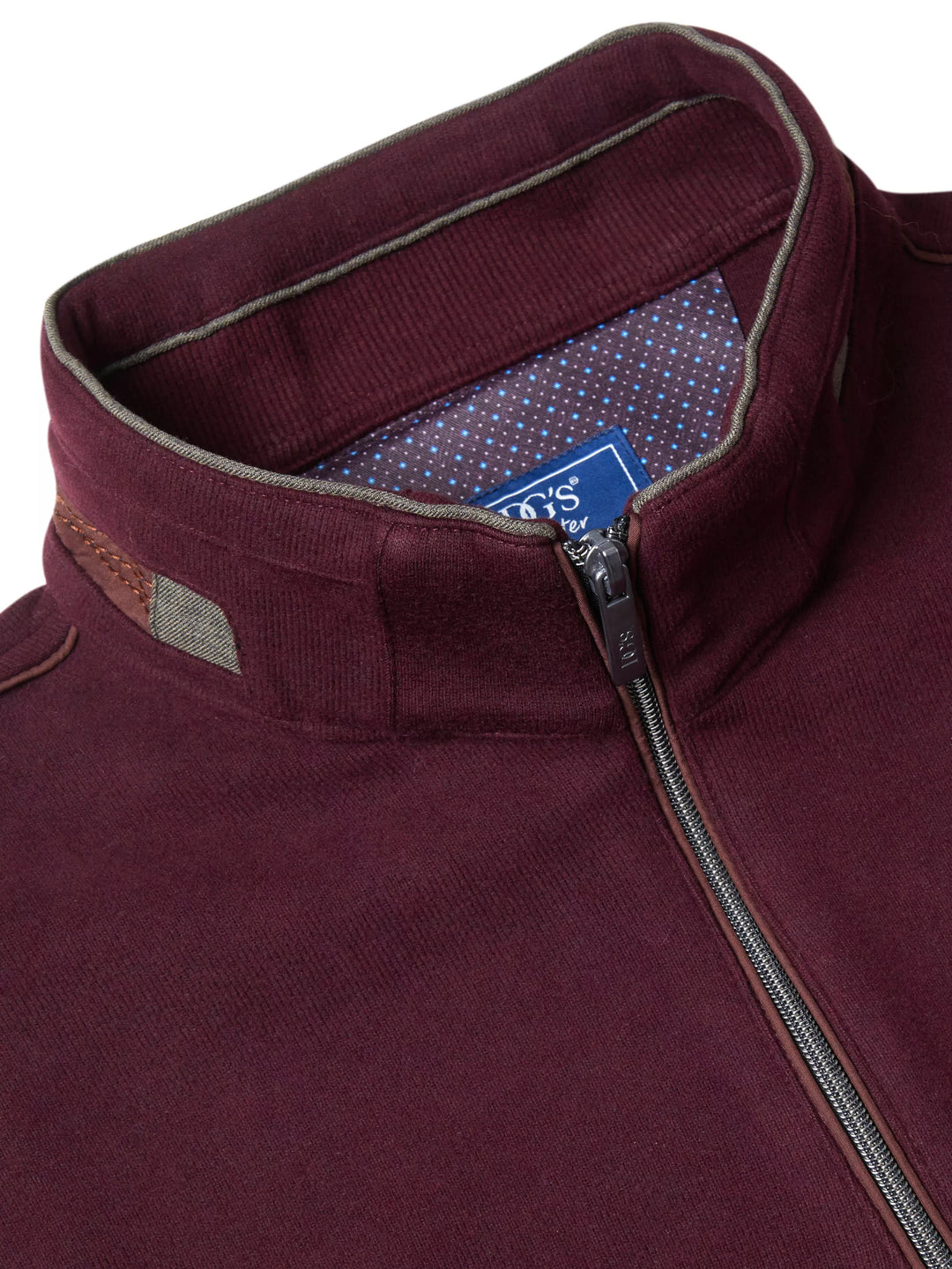 DRIFTER 55221 1/2 ZIP SWEAT - 68 WINE