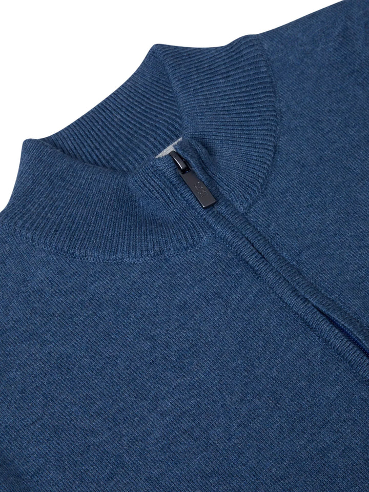 DRIFTER 55611 1/2 ZIP KNIT - 25 AIR BLUE