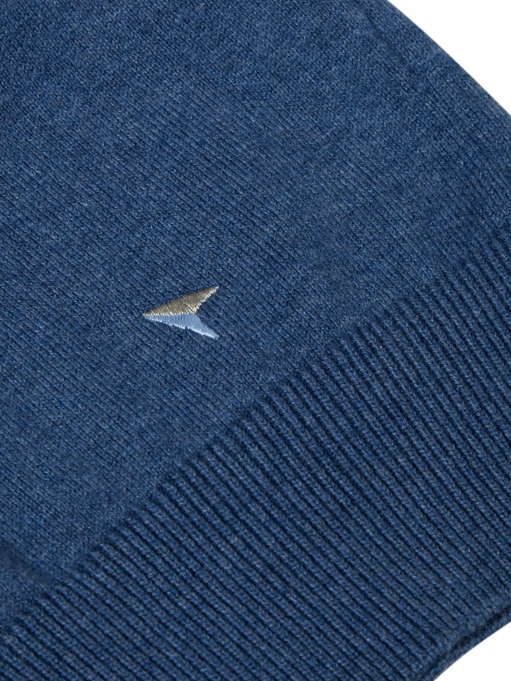 DRIFTER 55611 1/2 ZIP KNIT - 25 AIR BLUE