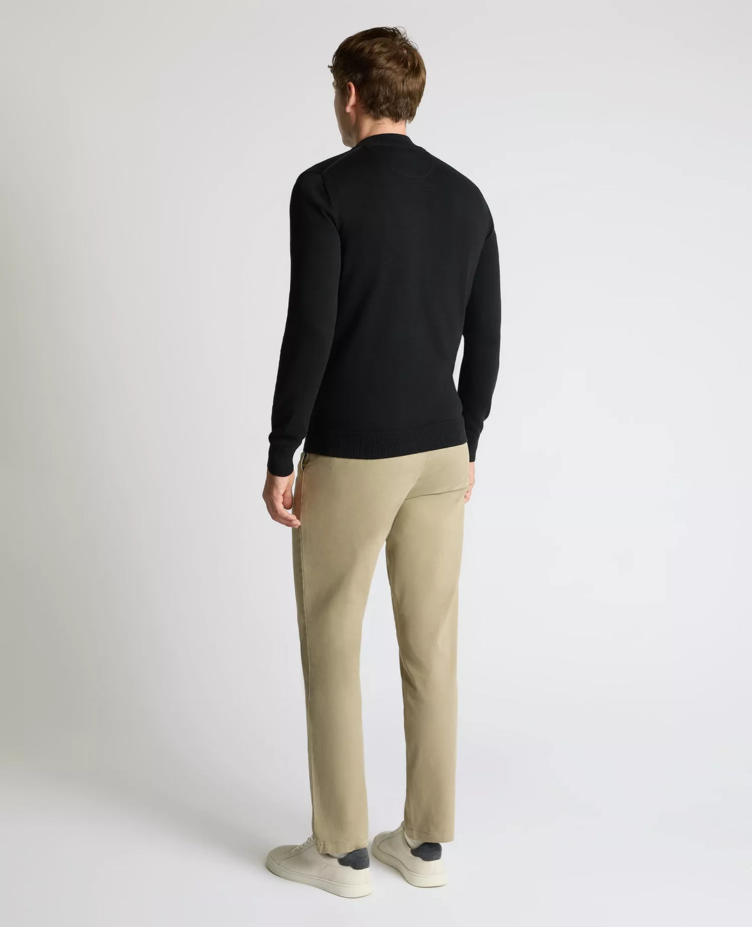 REMUS UOMO 58601 1/2 ZIP - 00 BLACK